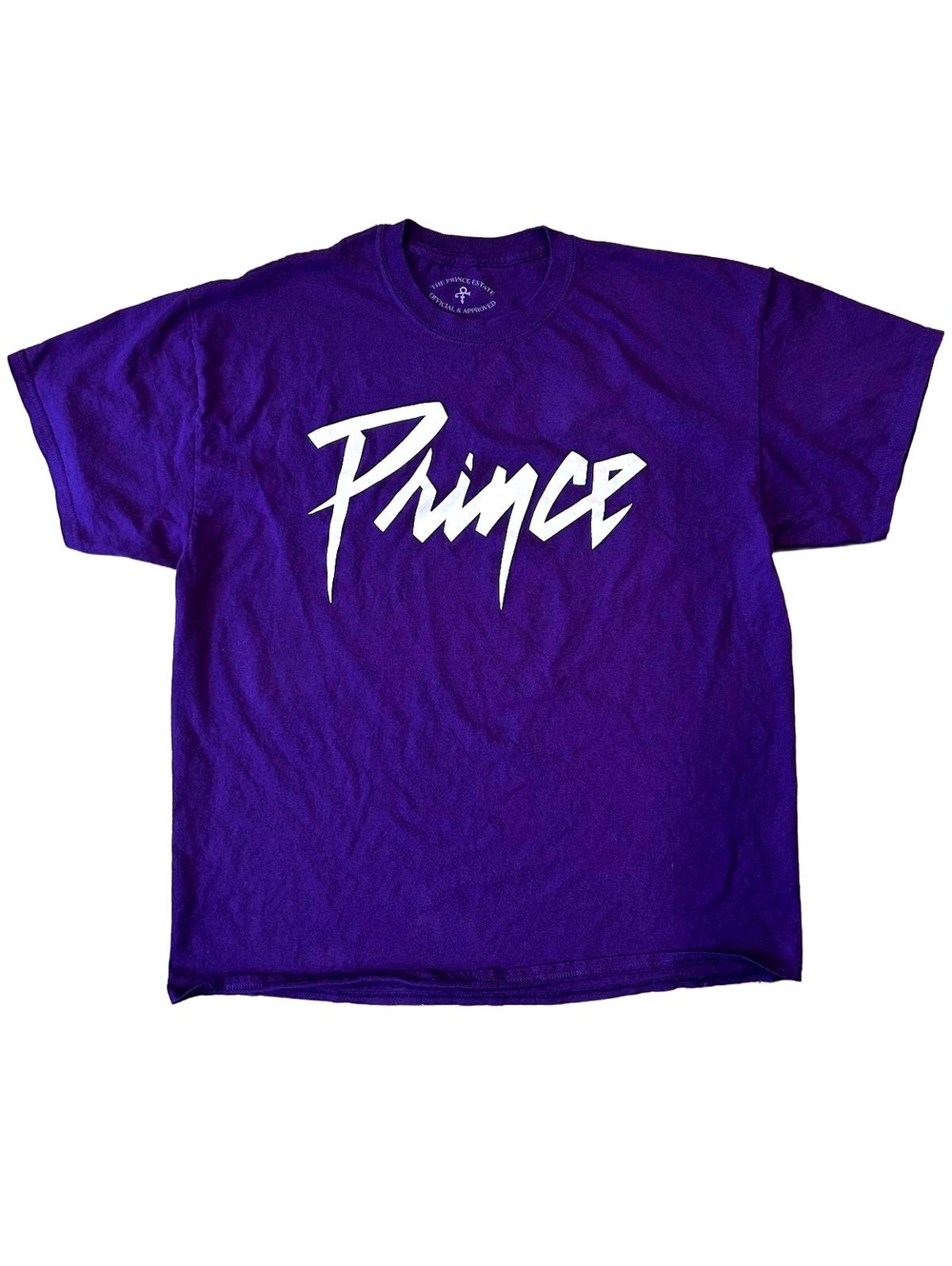 Prince Estate Official & Approved Purple Logo T-Shirt — Licensed Merch